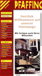 Mobile Screenshot of pfaffinger-glaserei-metallbau.de